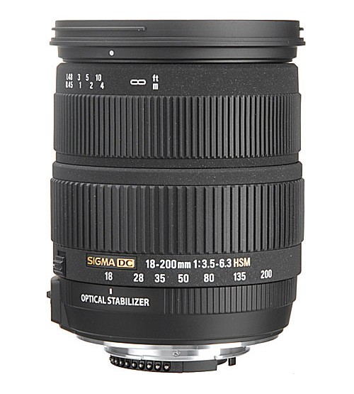 Sigma 18-200mm f/3.5-6.3 DC OS HSM For Nikon